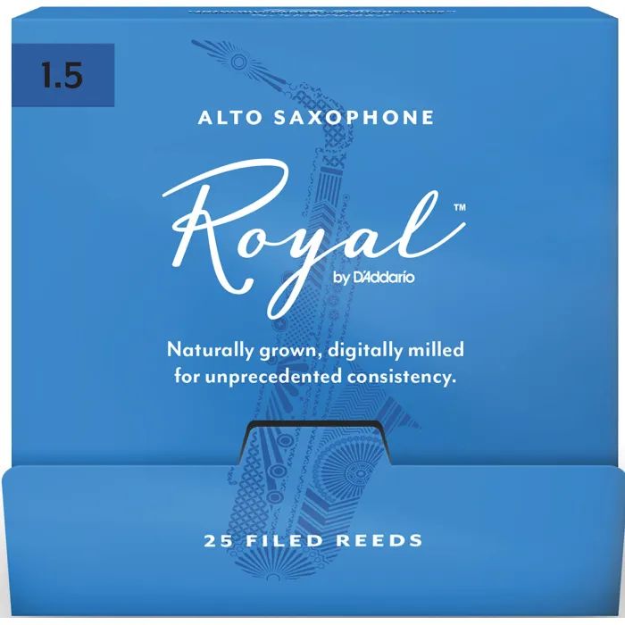 Трость для саксофона D'Addario Royal - Alto Sax #1.5 - 25 Pack (RJB0115-B25)