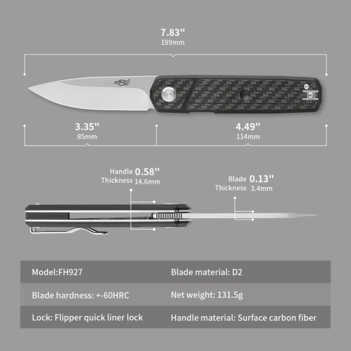 Ніж Firebird FH927-CF зображення 7