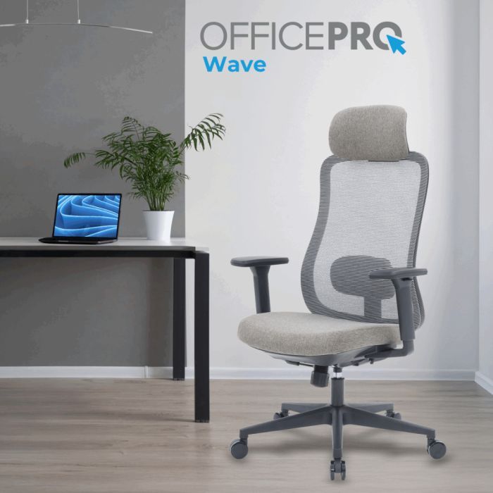 Офісне крісло OfficePro Wave OC599-B-DG-DG (OC599-B-DG-DG) зображення 2