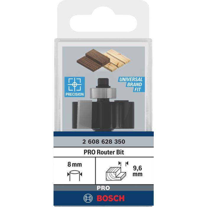 Фреза Bosch Professional для вибірки паза, Std, S8, D31.8, L12.5 (2.608.628.350) зображення 2