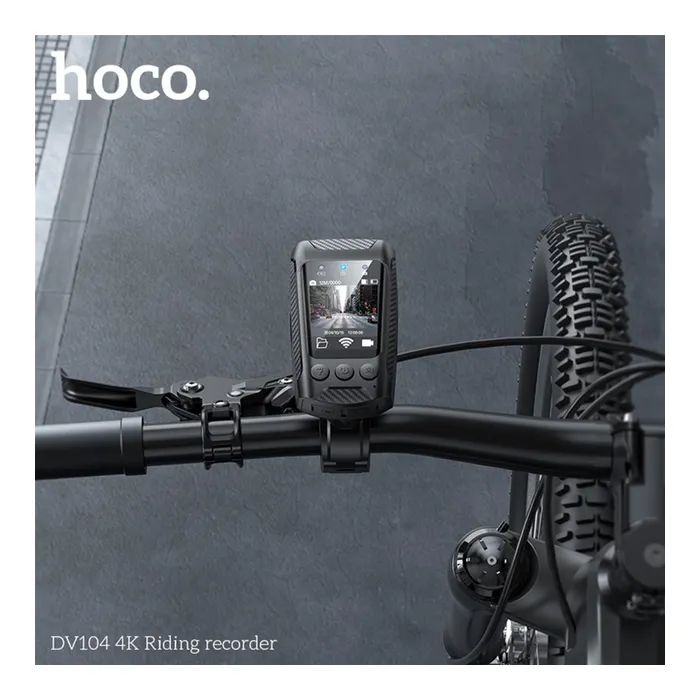 Відеореєстратор HOCO DV104 4K Riding recorder Black (6942007646000) зображення 8