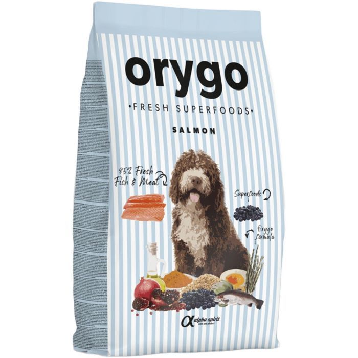 Полувлажный корм для собак Orygo Salmon 8 кг (8436586312213)
