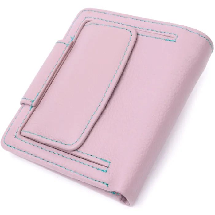 Гаманець ST Leather З натуральної шкіри Бежевий (19456) зображення 2