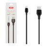 Дата кабель USB 2.0 AM to Lightning 1.0m 2.1A black XO (XO-NB-103-L-1-BK) изображение 2
