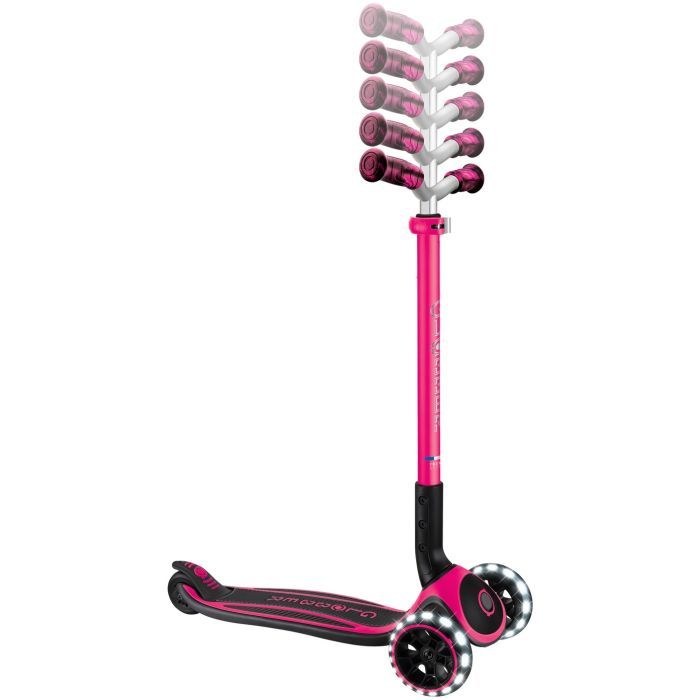 Самокат Globber Ace колеса з підсвіткою Фуксія (667-110) изображение 3