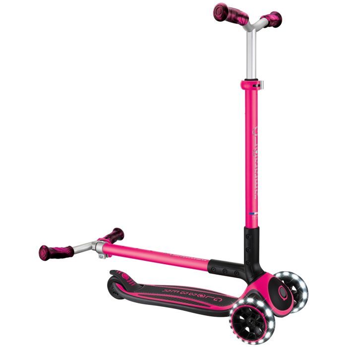 Самокат Globber Ace колеса з підсвіткою Фуксія (667-110) изображение 5