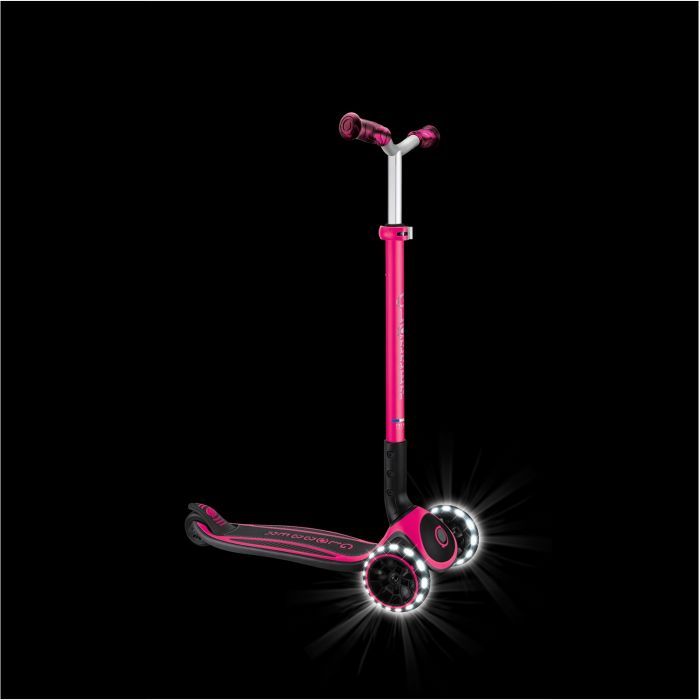 Самокат Globber Ace колеса з підсвіткою Фуксія (667-110) изображение 8