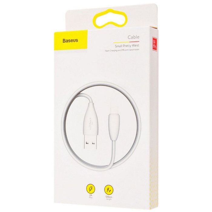 Дата кабель USB 2.0 AM to Lightning 1.2m 2.0A Baseus (CALMY-02) зображення 8