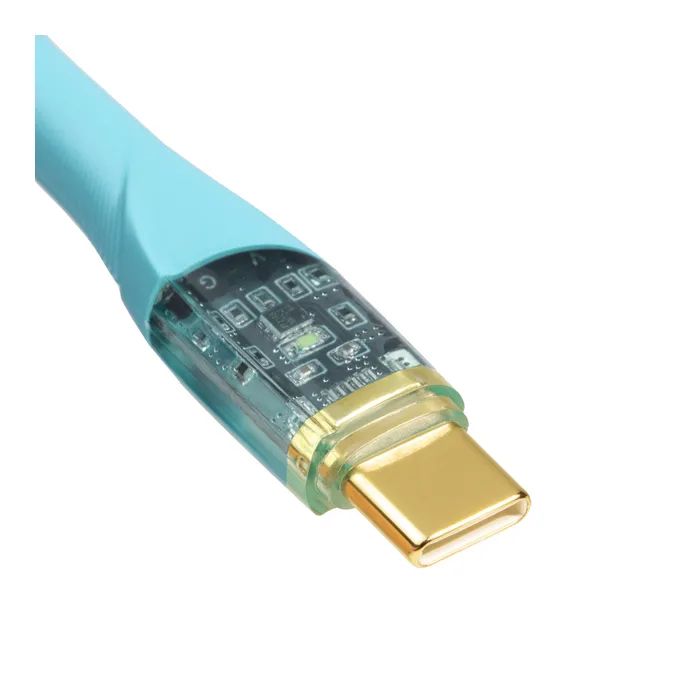Дата кабель USB-C to USB-C 1.0m 100W blue Essager (EXCTT1-XJ03-P) изображение 3