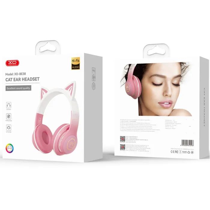Навушники XO BE38 Pink (BE38.pink) зображення 4