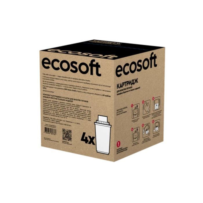 Картридж для фільтра глечика Ecosoft Аквафор 4шт (CRVK4AQRECO) зображення 7