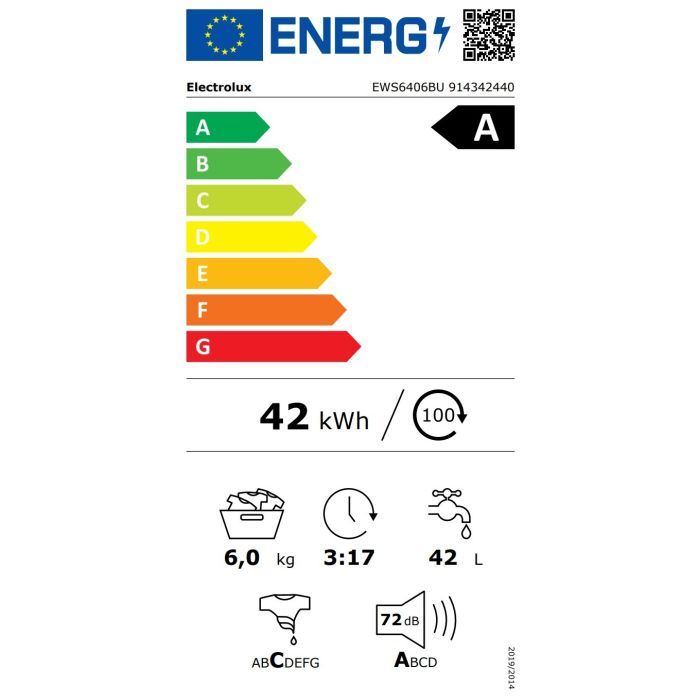 Стиральная машина Electrolux EWS6406BU изображение 8 Стиральная машина Electrolux EWS6406BU изображение 8