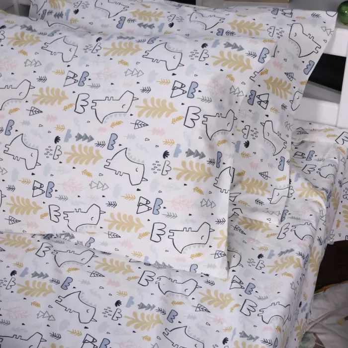 Постельное белье MirSon 011 Dino Фланель 160x220 Полуторный Евро (2200009654589) изображение 3