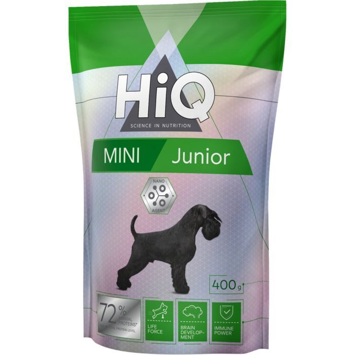 Сухой корм для собак HiQ Mini Junior 400 г (HIQ45866)