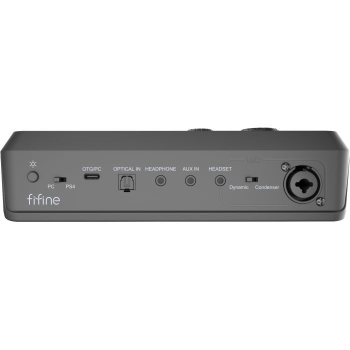 Мікшерний пульт Fifine SC8 Black (SC8) зображення 4