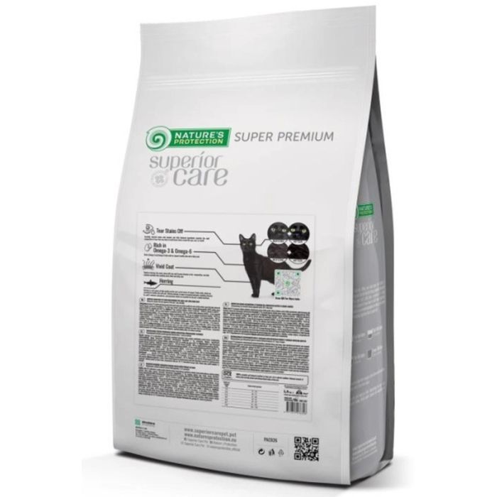 Сухий корм для кішок Nature's Protection Superior Care Dark Cats Grain Free Herring 400 г (NPSC47780) зображення 2