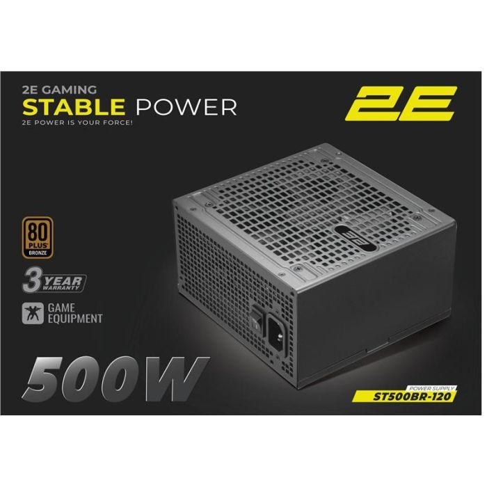 Блок питания 2E 500W Stable Power ATX3.1 (2E-ST500BR-120)
