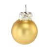Елочная игрушка Chomik скляні кульки 24 шт, 2,5 см, золотисті (5900779882126_1) изображение 2