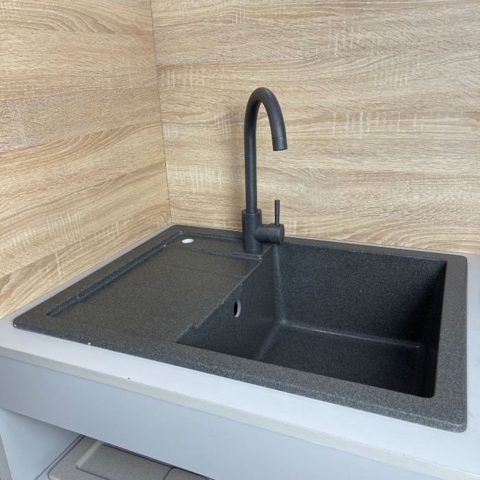Мийка кухонна Adamant Anila графіт + змішувач та дозатор (182496900313) зображення 2