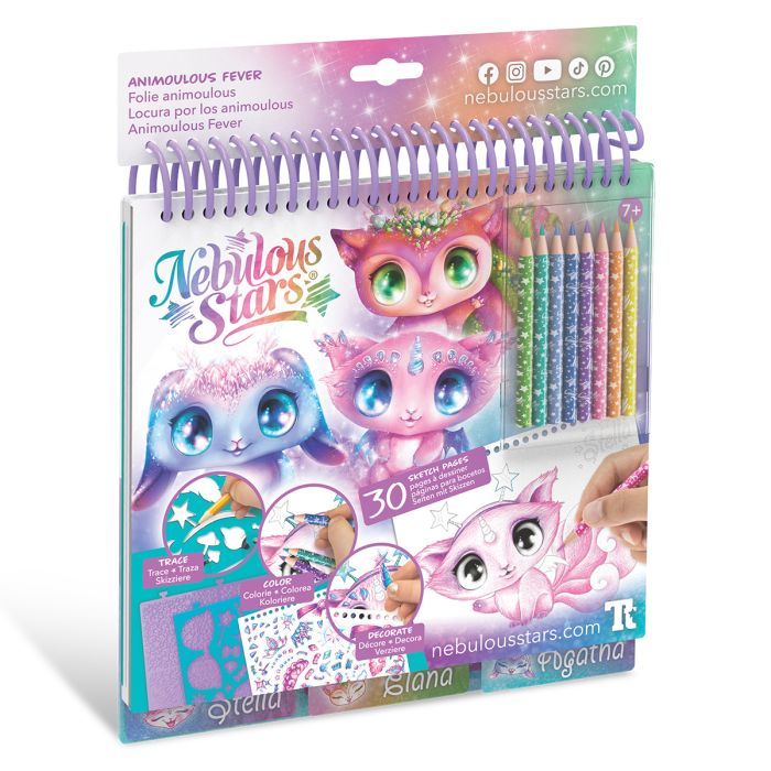 Набор для творчества Nebulous Stars Скетчбук Зоряні друзі (11141)