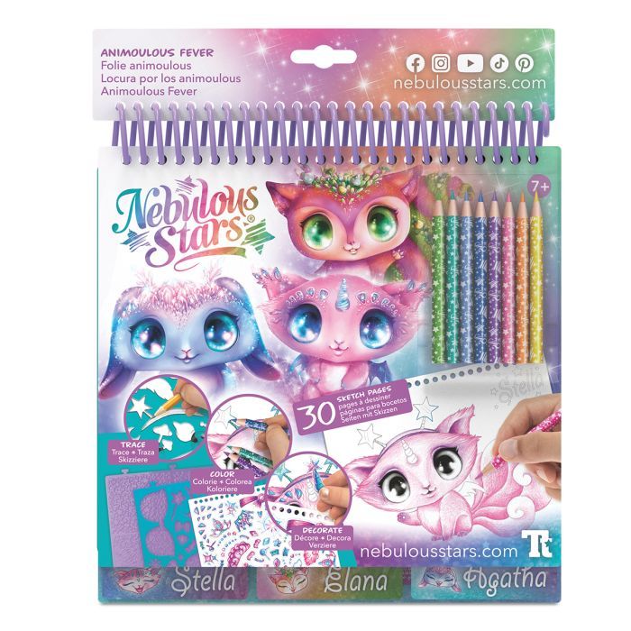 Набор для творчества Nebulous Stars Скетчбук Зоряні друзі (11141) изображение 2