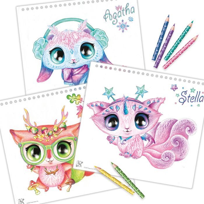 Набор для творчества Nebulous Stars Скетчбук Зоряні друзі (11141) изображение 4