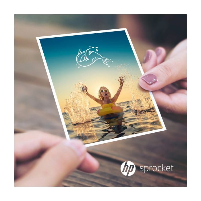 Фотобумага HP Zink 3.5x4.25" Sprocket, glossy, self-adhesive, 20sh (HPIZ3X420) изображение 3