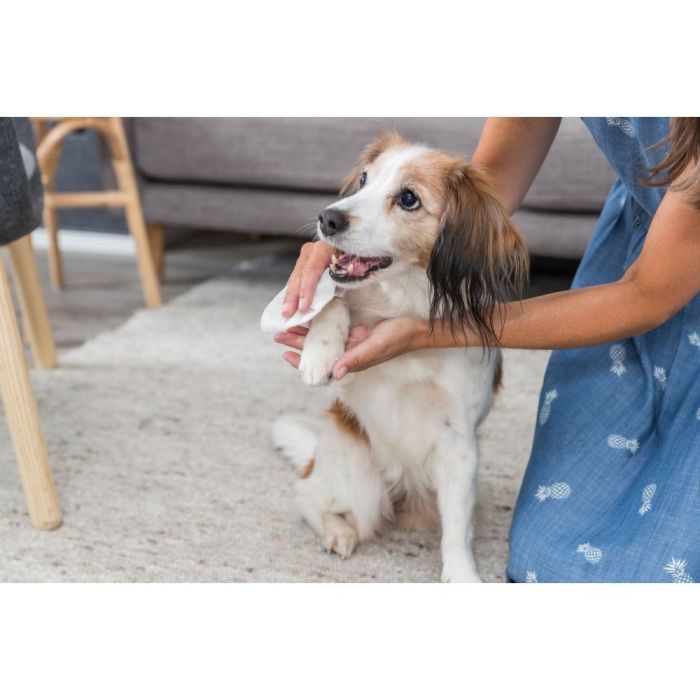 Влажные салфетки для животных Trixie для очистки универсальные из алоэ 30 шт. (4011905029405) изображение 4