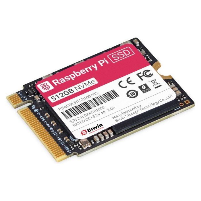 Дополнительное оборудование для Микро ПК Raspberry Pi SSD 512 GB (SC1440)
