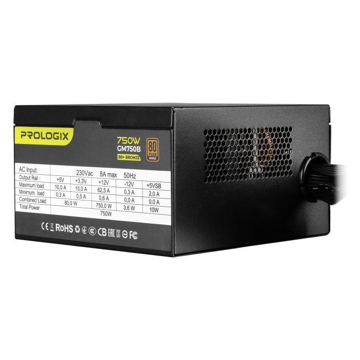 Блок живлення Prologix 750W (GM750B 750W 80+ Bronze) зображення 5