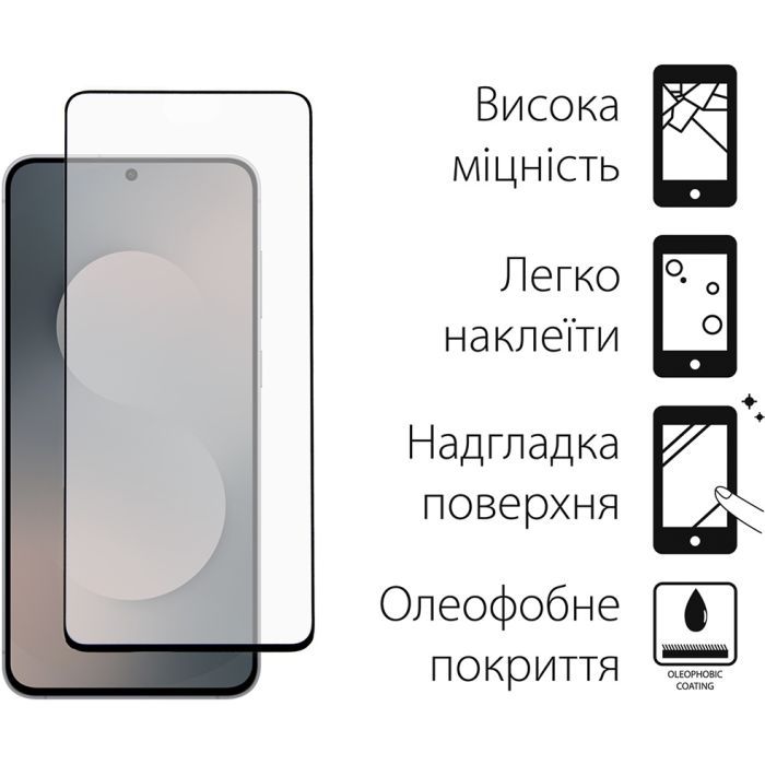 Чехол для мобильного телефона Dengos Samsung Galaxy S25 FE TPU+glass Transparent (DG-KM-172) изображение 3
