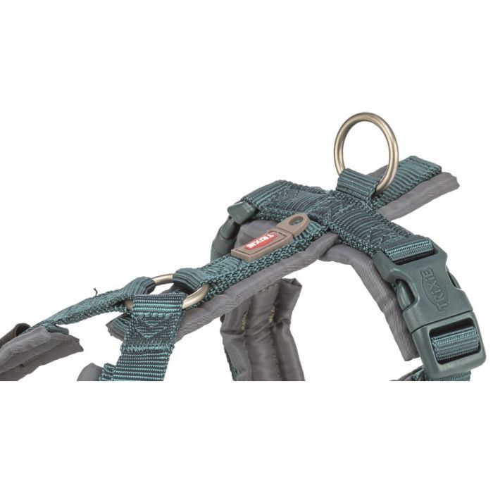 Шлей для собак Trixie Premium трекинговая XS–S 32–38 см 13 мм оранжево-серая (4053032679894) изображение 2