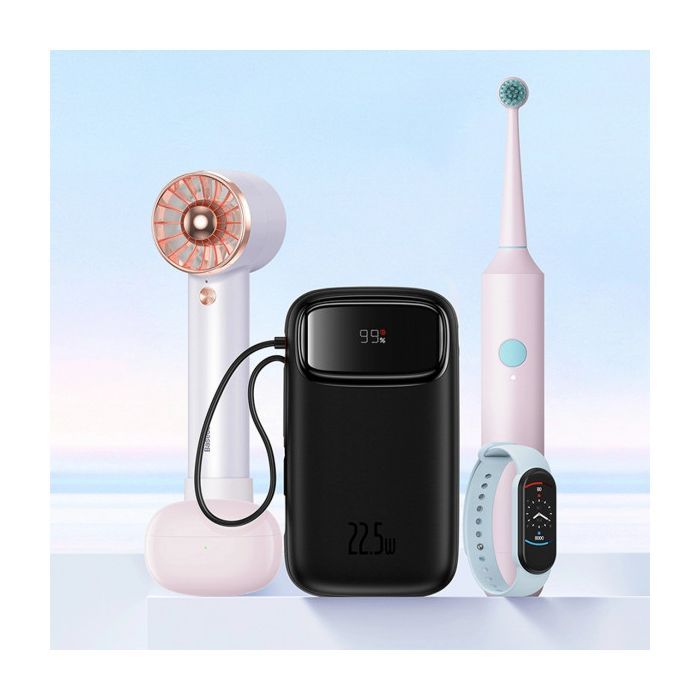 Батарея універсальна Baseus Qpow2 20000mAh 22.5W PD, QC/3.0, White (P10055002223-00) зображення 11