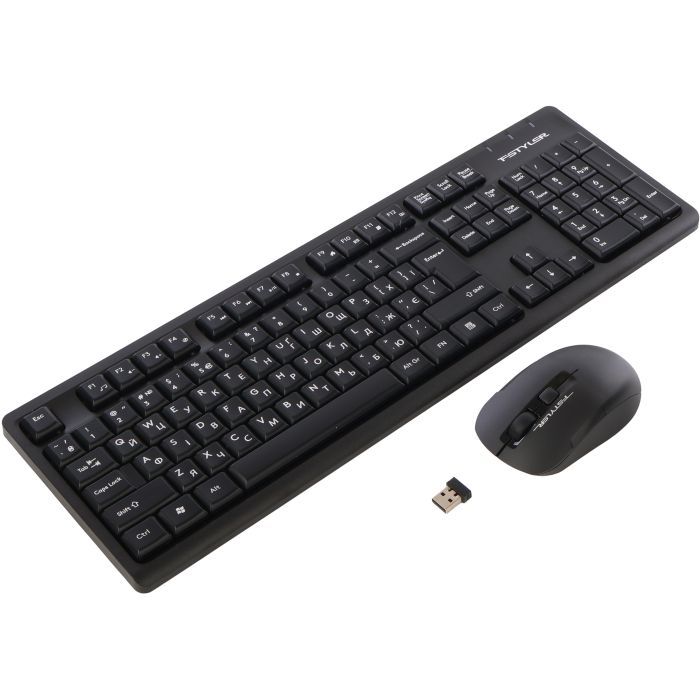 Комплект A4Tech FG1200S Wireless UA Black (4711421003193) зображення 2