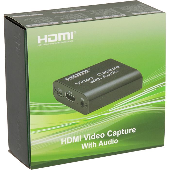 Пристрій захоплення відео PowerPlant HDVC4 HDMI Audio, 4k/30hz (CA914159) зображення 3