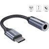 Переходник USB-C M to 3.5mm F 0.12m gray Essager (EZJE01-0G) изображение 2