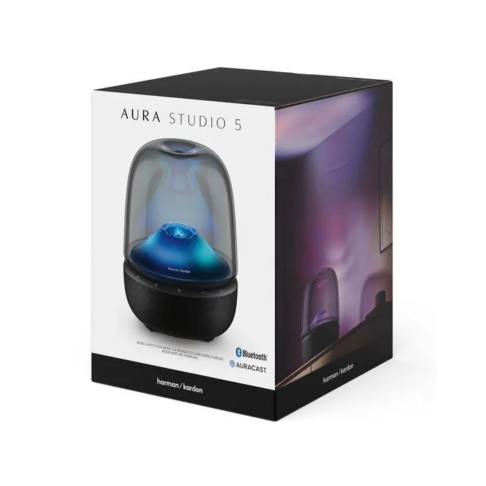 Акустическая система Harman Kardon Aura Studio 5 White/Silver (HKAURAS5WFBSEP) изображение 6