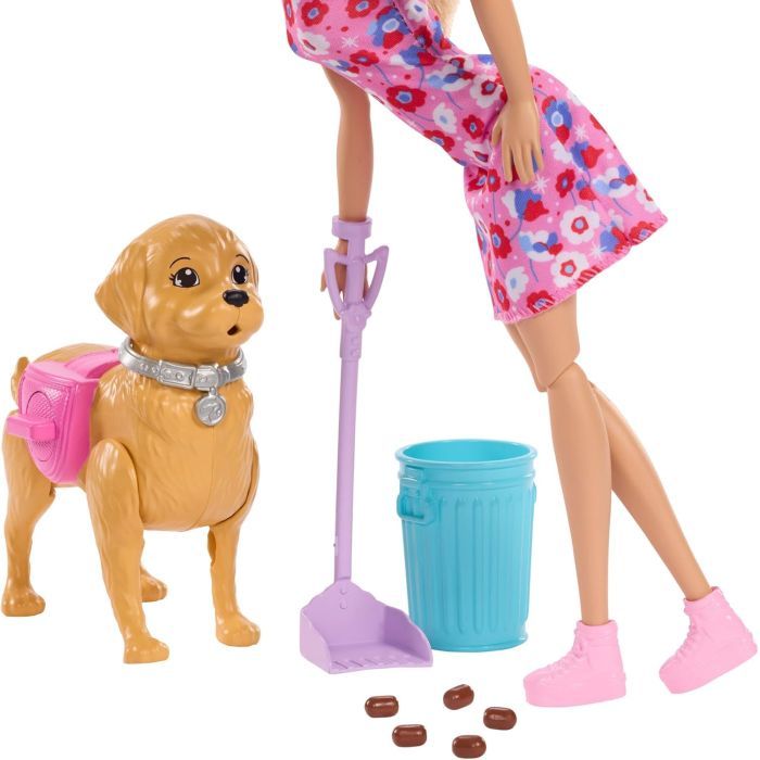 Кукла Barbie Прогулка с собачкой (JJB46) изображение 2