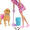 Кукла Barbie Прогулка с собачкой (JJB46) изображение 2