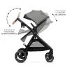 Коляска Kinderkraft 2 в 1 Esme Grey (KSESME00GRY2000) (5902533929658) зображення 4