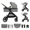 Коляска Kinderkraft 2 в 1 Esme Grey (KSESME00GRY2000) (5902533929658)