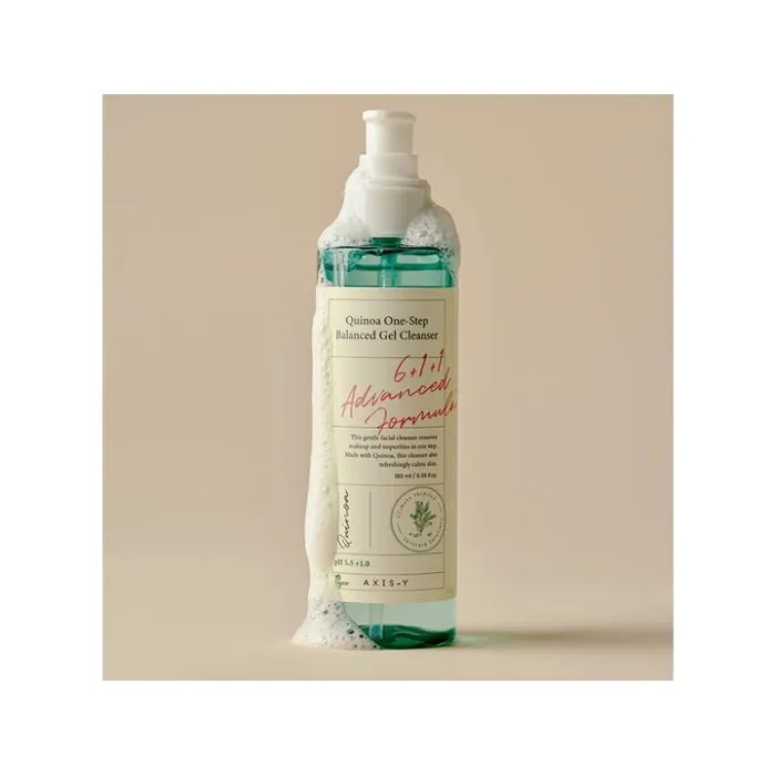 Гель для вмивання Axis-Y Quinoa One-Step balanced Gel Cleanser 180 мл (8809634610027) зображення 3