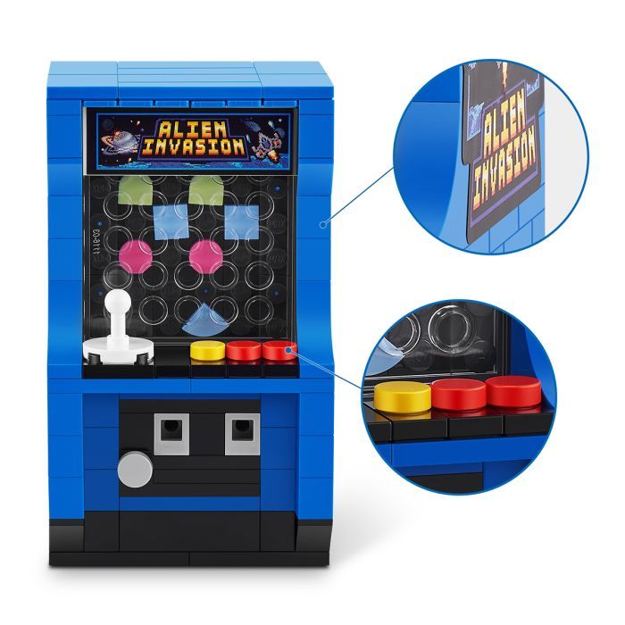 Конструктор Max в капсуле Retro S1 – Игровой аркадный автомат (83185BGQ8) изображение 5