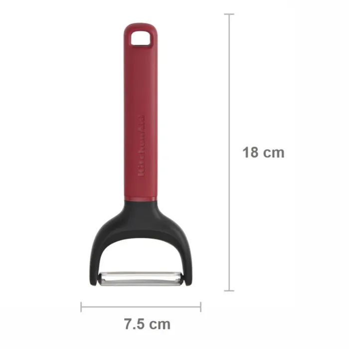 Овочечистка KitchenAid Classic горизонтальна 18 см білий (KHA145OHPNG) зображення 4