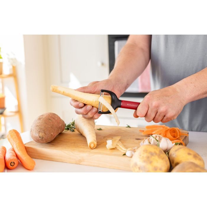 Овочечистка KitchenAid Classic горизонтальна 18 см білий (KHA145OHPNG) зображення 5