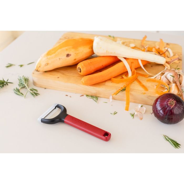 Овочечистка KitchenAid Classic горизонтальна 18 см білий (KHA145OHPNG) зображення 7