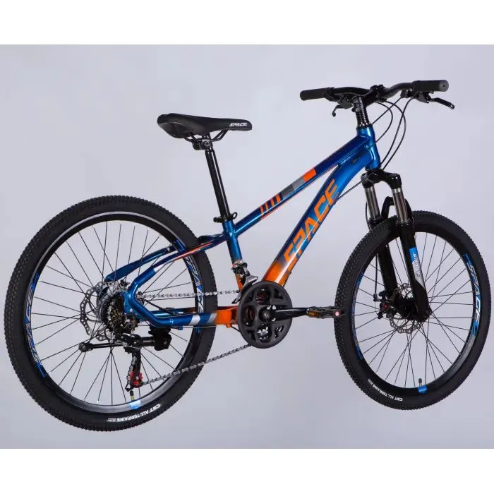 Велосипед Space 24" MERCURY DD FR рама-11" AL 2026 синьо-помаранчевий (OPS-SP-24-062) изображение 3