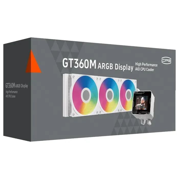 Система рідинного охолодження PcCooler GT360M ARGB Display WH зображення 5