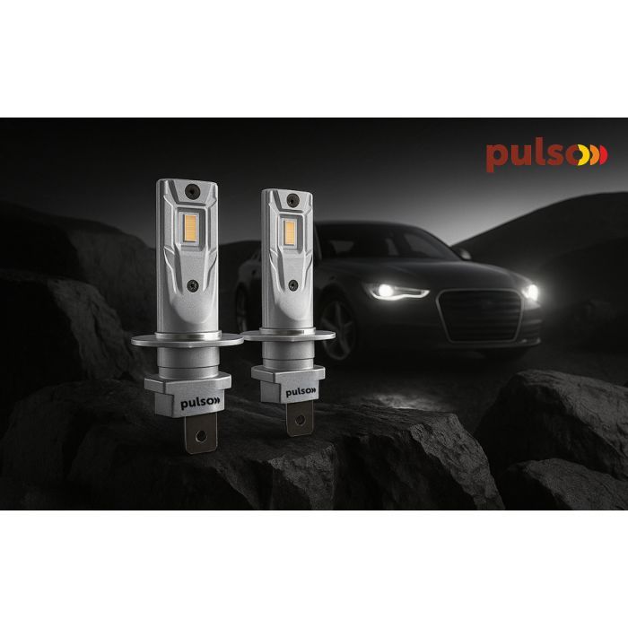 Автолампа PULSO LED-chips 7535/9-18v/2x28w/6000Lm/6500K (M6-H1) изображение 5