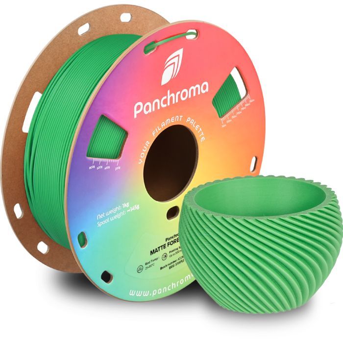 Пластик для 3D-принтера Polymaker PLA PANCHROMA MATTE 1,75mm 1kg MUTED GREEN (CA04025) зображення 4